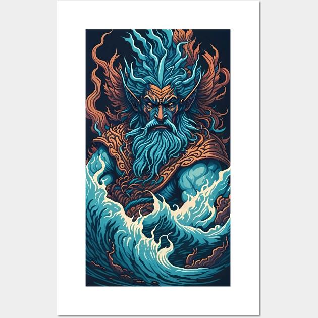 POSEIDON WALL ART Wall Art by ALTAIR